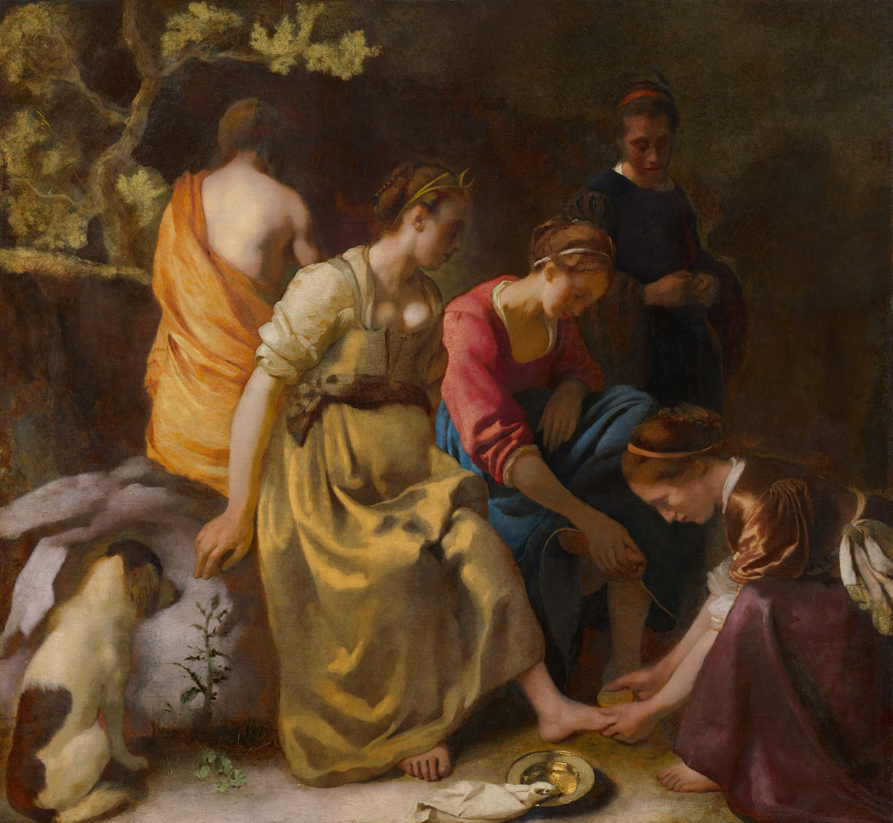 8.-Johannes-Vermeer-Diana-en-haar-nimfen-1653-54.-Mauritshuis-Den-Haag