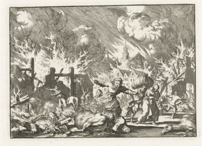 1 Grote brand te Haarlem 1576 Jan Luyken 1696 1698