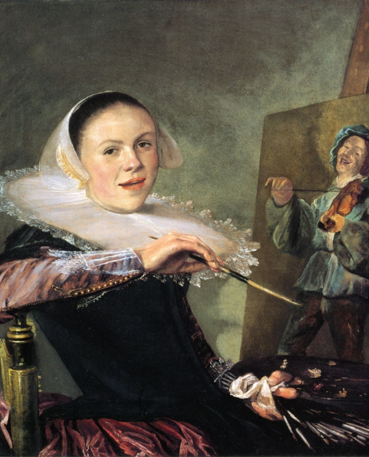 Self portrait by Judith Leyster