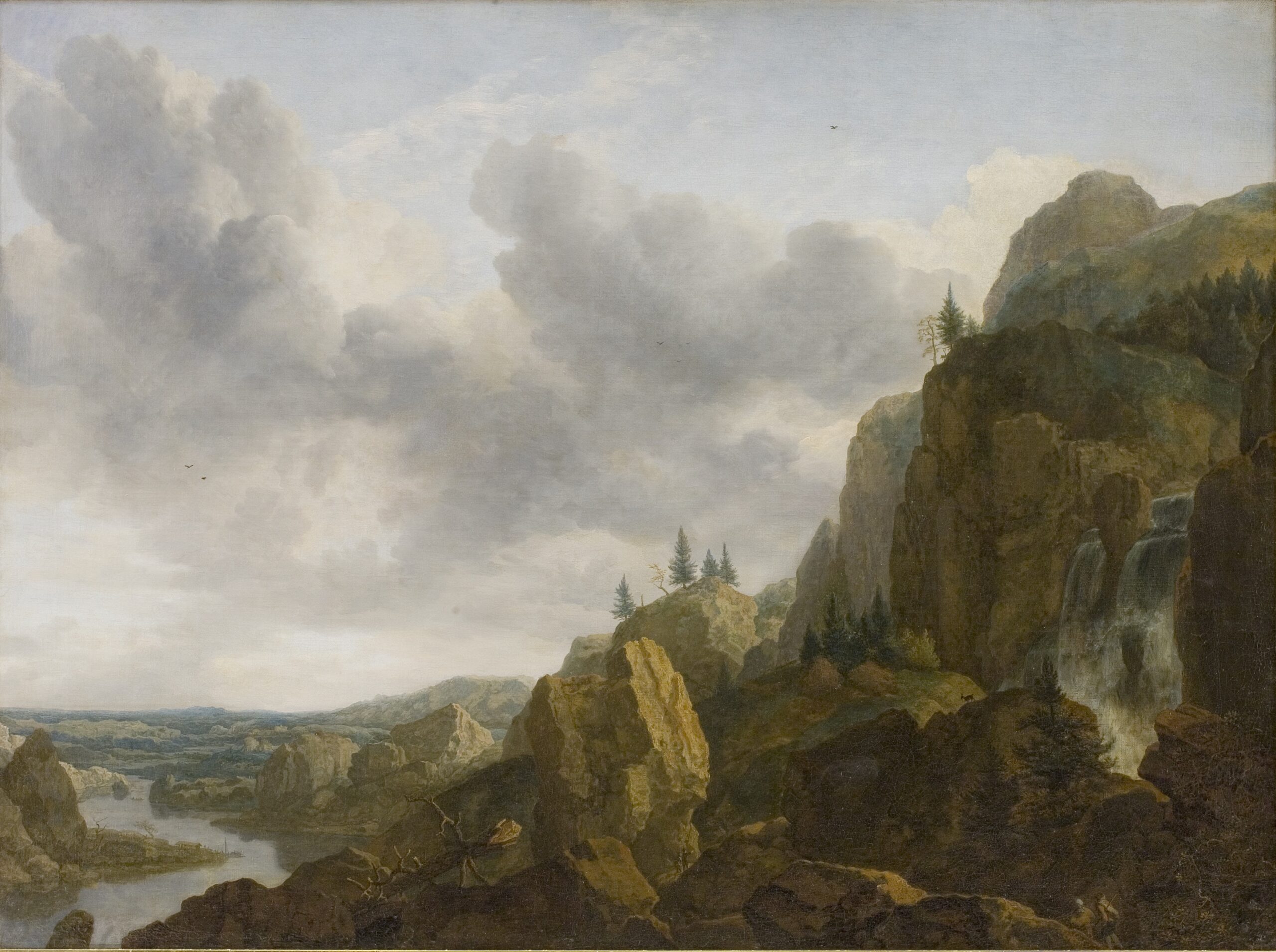 Allart van Everdingen, Berglandschap met riviervallei