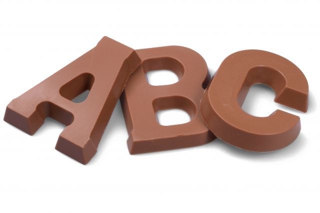 Chocolade letters