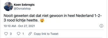 Tweet Koen Sebregts