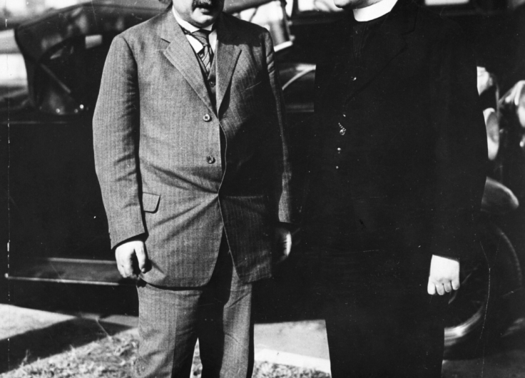 Albert Einstein Georges Lemaître 1933 Collection University Archives KU Leuven The New York Times