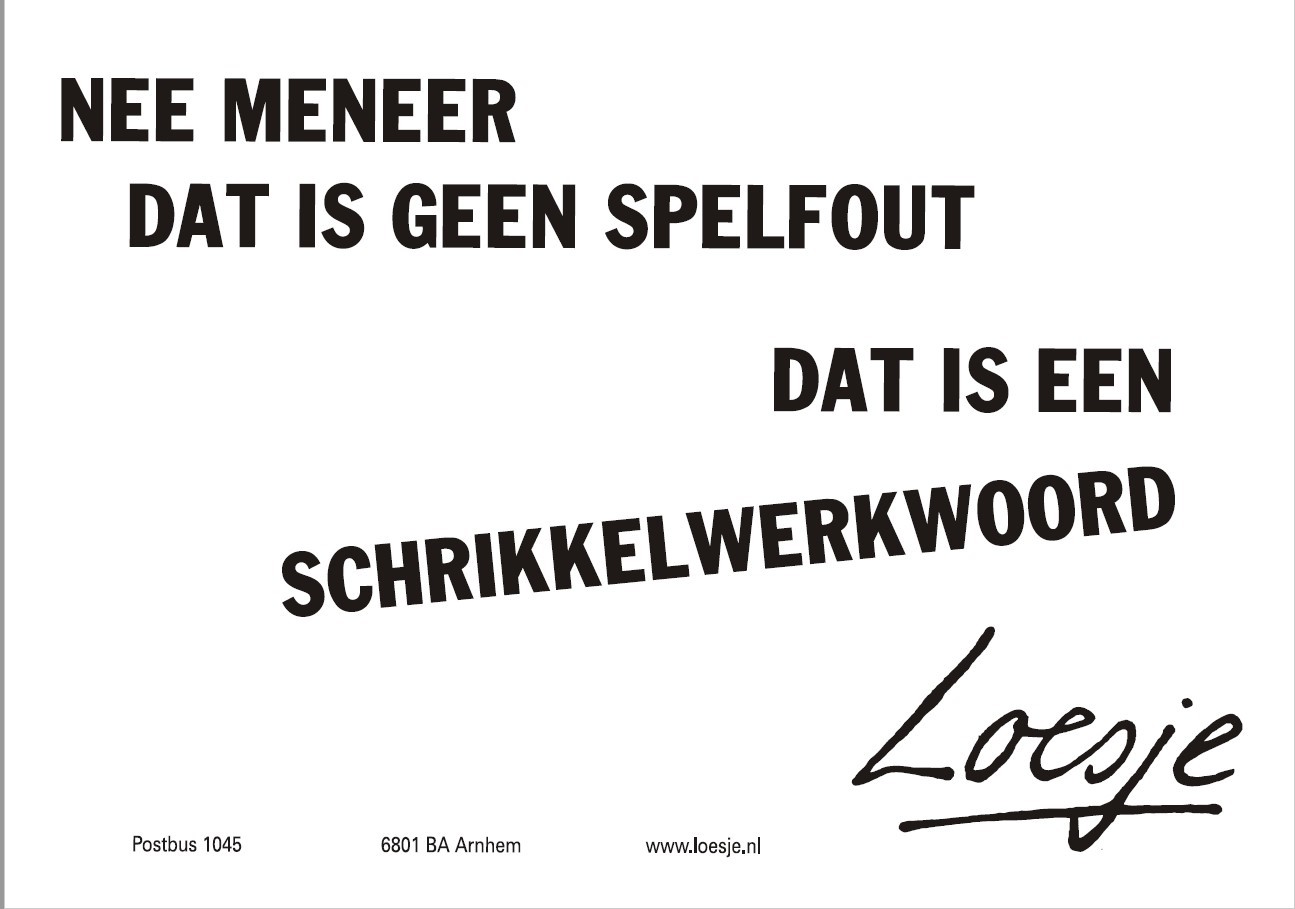 Loesje fout