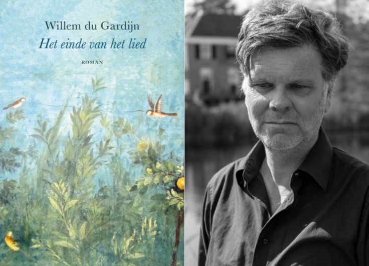 Willem du Gardijn met boek