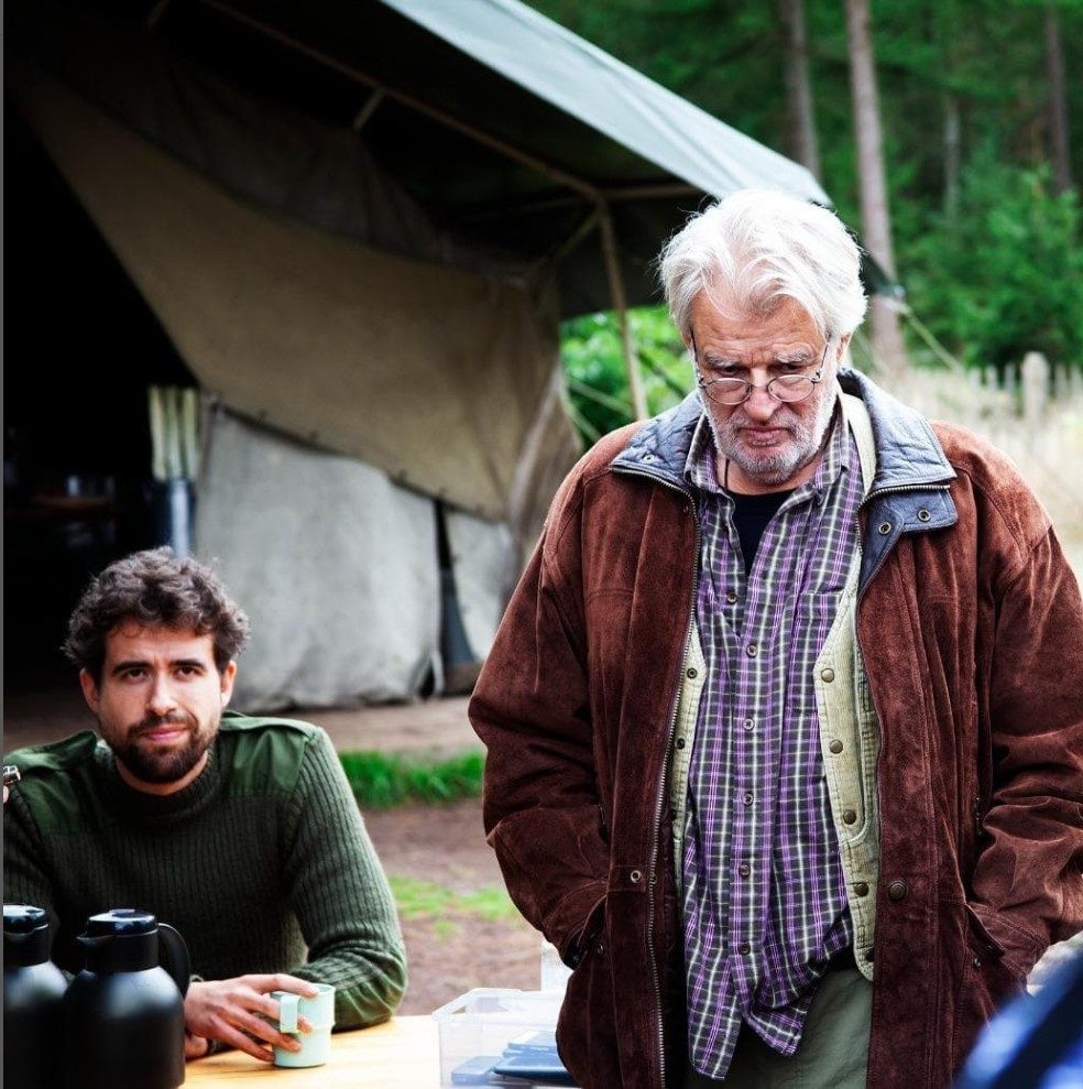 Thomas heerma van voss en jeroen krabbé op de filmset claire witteveen via Instagram