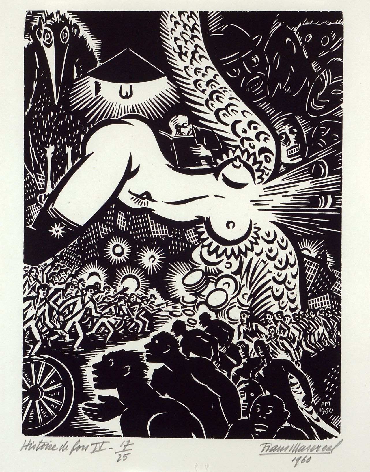 Frans Masereel Gek verhaal IV 1959 1961 MSK Gent