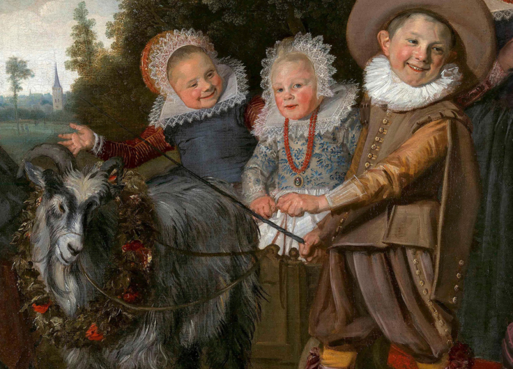 01 Frans Hals Kinderen uit de familie Van Campen met een bokkenwagen Koninklijke Musea voor Schone Kunsten van Belgi Brussel