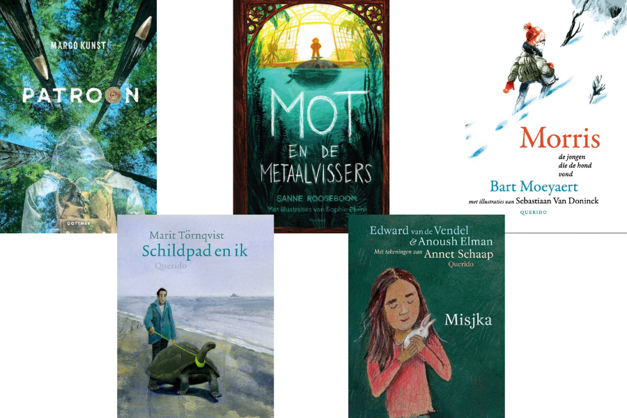 Titels shortlist Boon 2023 Kinder en jeugdliteratuur