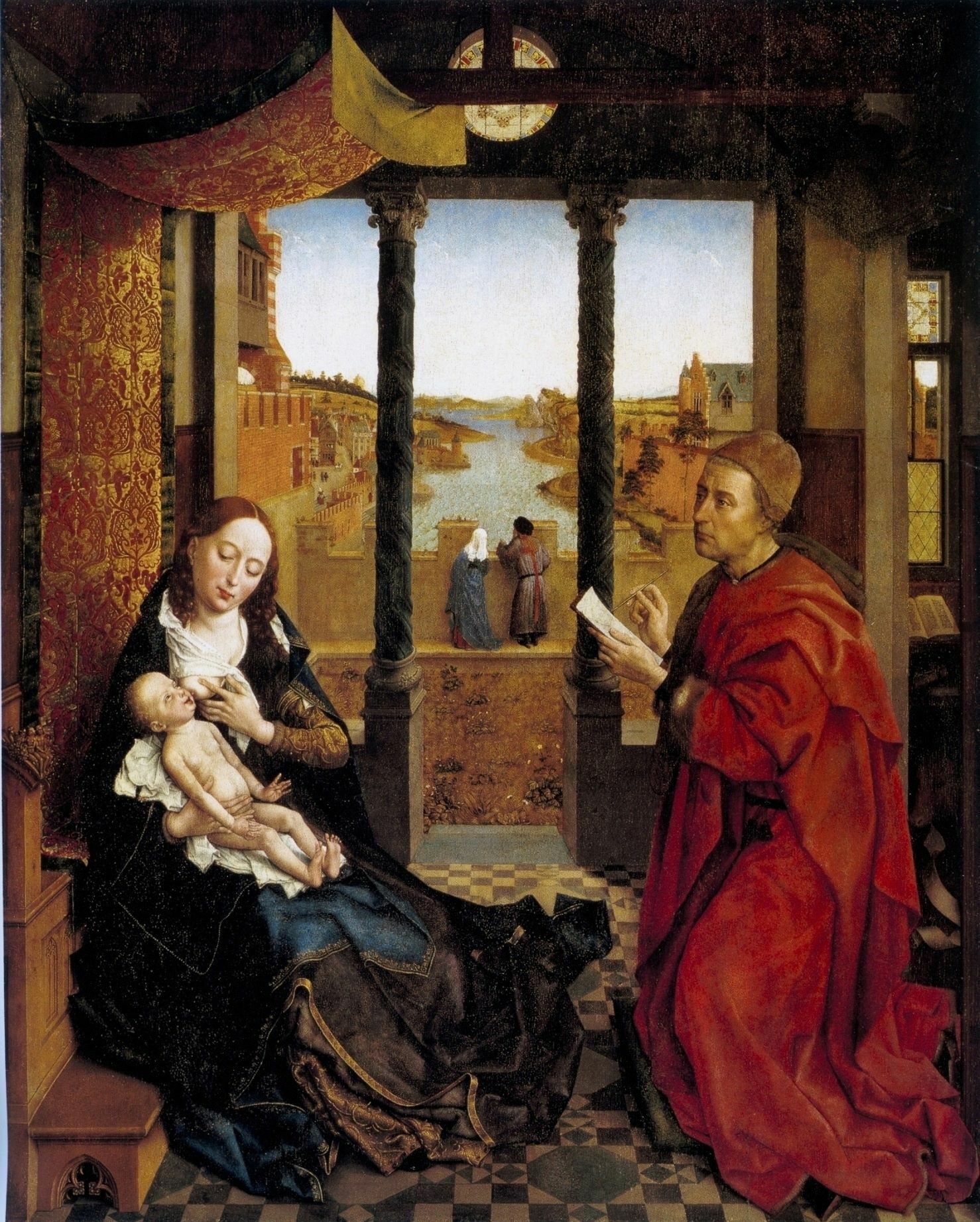 Rogier van der Weyden De Heilige Lucas tekent Madonna