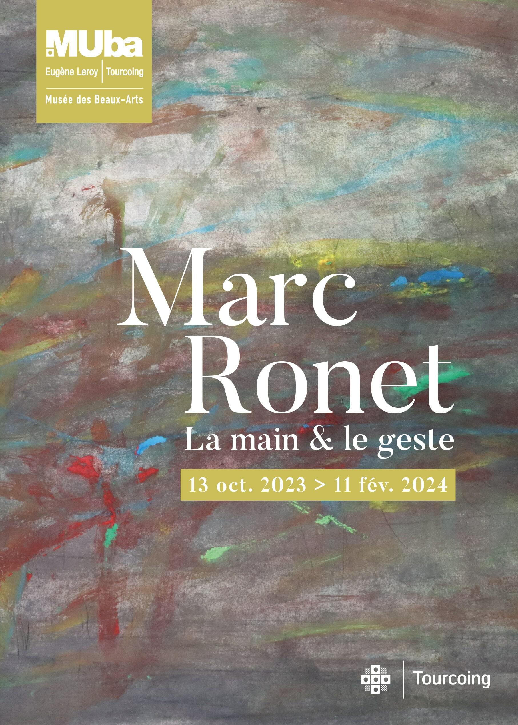 Affiche Marc Ronet BD La main le geste min