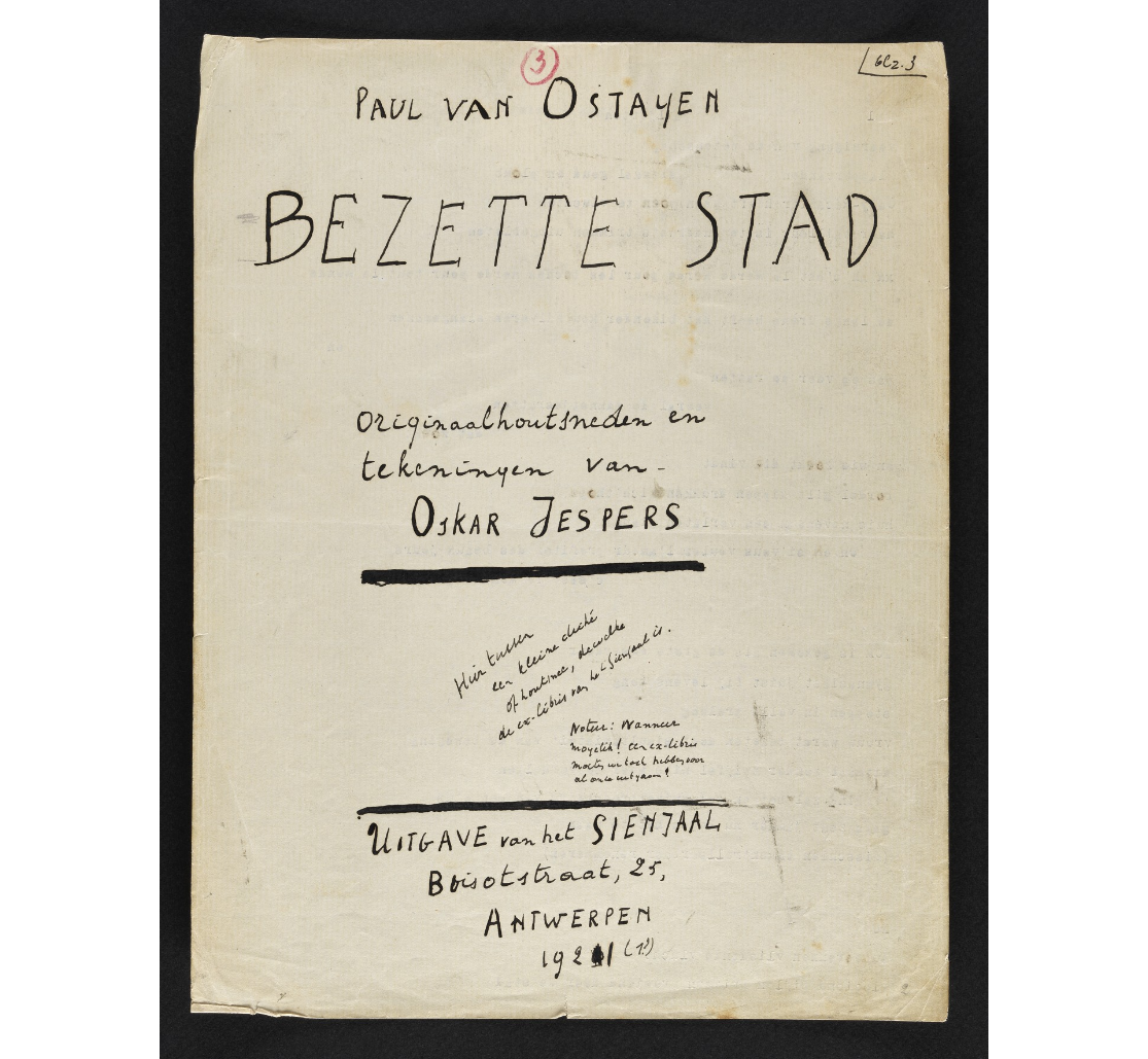 Bezette Stad Manuscript