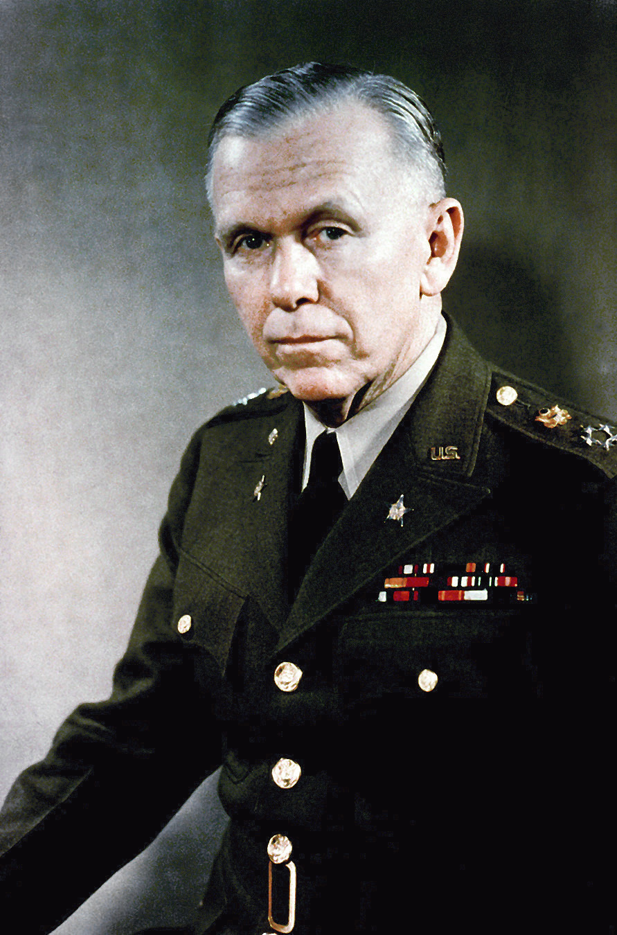 General George C Marshall official military photo 1946