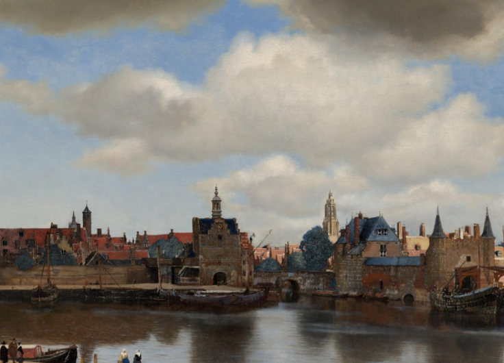 Gezicht op Delft van Vermeer artikel c Rijksmuseum