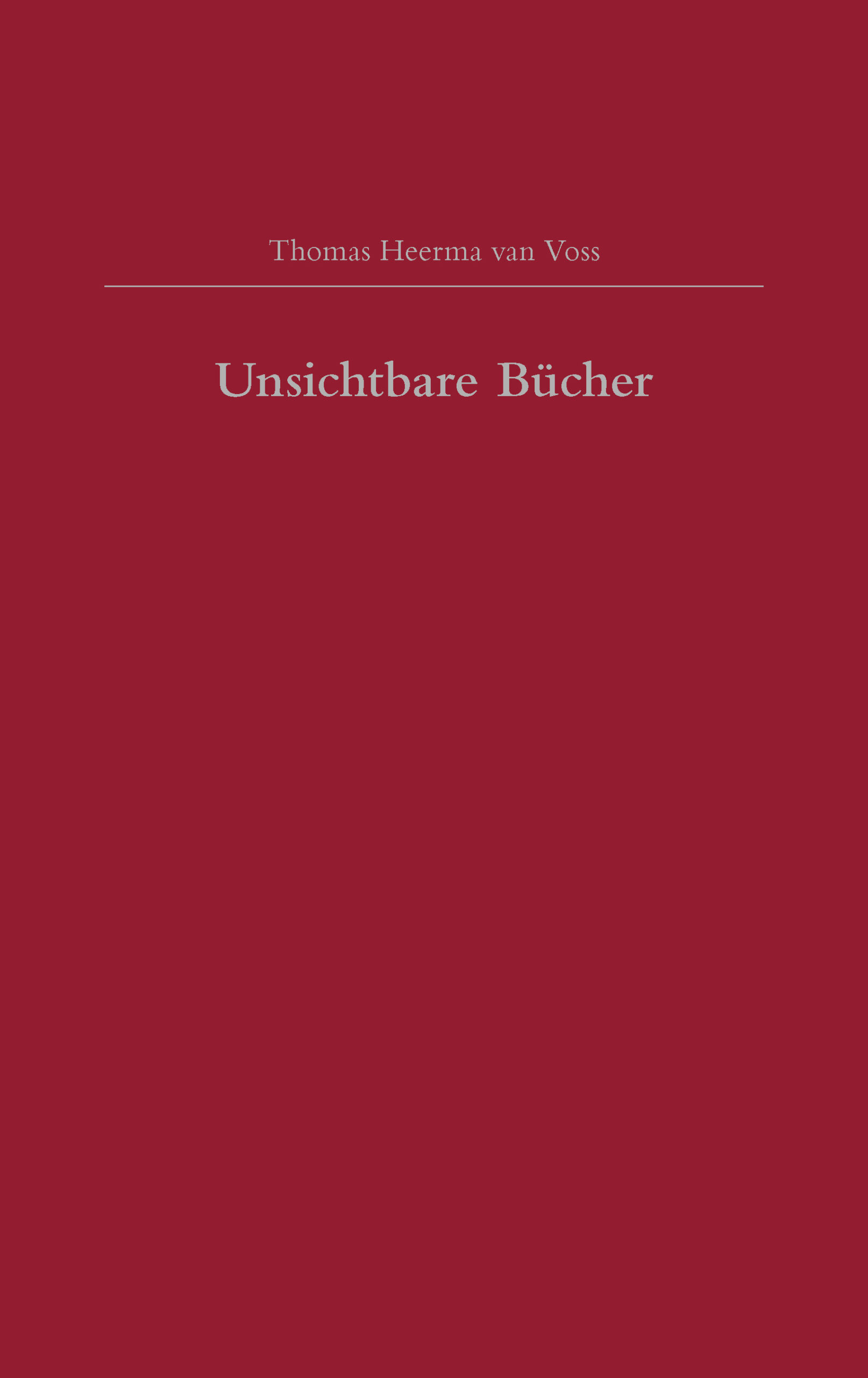 Unsichtbare buecher